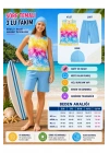 Kız Çocuk Mavi Şortlu Mayo Takımı - 3 Parça