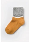 Kız Çocuk Organic Soket Çorap Turuncu