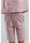 Kız Çocuk Pembe Bermuda Takım