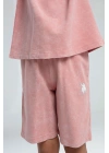 Kız Çocuk Pembe Bermuda Takım