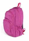 Klinkır Okul Çantası Leptop Yuvalı Su Geçirmez Astarlı Lise Ortaokul Çantası Pembe
