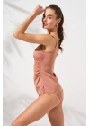 Mara Kruvaze Formlu Tankini Takım Bronz 231501