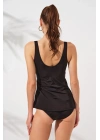 Mara Kruvaze Formlu Tankini Takım Siyah 231501