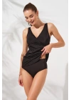 Mara Kruvaze Formlu Tankini Takım Siyah 231501