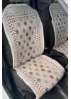 Oto Koltuk Kılıf Kilim 3 Parça Set Terletmez Jüt İplik Dokuma Universal