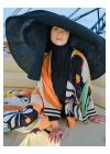 Pamelo Desenli Tesettür Mayo - Siyah -
