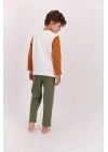 Rolypoly Cowboy Krem Erkek Çocuk Pijama Takımı