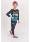Rolypoly The Lost Eagle Antrasit Erkek Çocuk Pijama Takımı