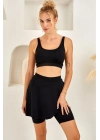 Şort Etekli Bikini Takım 4264