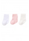 Summer Unisex 3lü Bebek Çorabı 68452