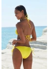 Üçgen Bikini Tek Üst Sarı 199101