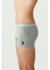 U.s Polo Assn. 80093 Erkek 2 Li Boxer-beyaz&grimelanj