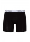 U.s. Polo Assn. 80453 Erkek Siyah Tekli Uzun Paçalı Boxer