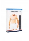 U.s. Polo Assn. 80453 Erkek Siyah Tekli Uzun Paçalı Boxer