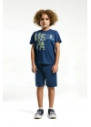 U.s. Polo Assn. Erkek Çocuk Mavi Bermuda Takım