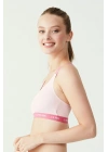 U.s. Polo Assn. Kadın Pembe Çapraz Askılı Büstiyer