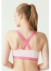 U.s. Polo Assn. Kadın Pembe Çapraz Askılı Büstiyer