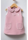 U.s. Polo Assn. Kız Bebek Pembe Elbise