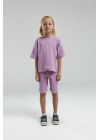 U.s. Polo Assn. Kız Çocuk Mor Bermuda Takım