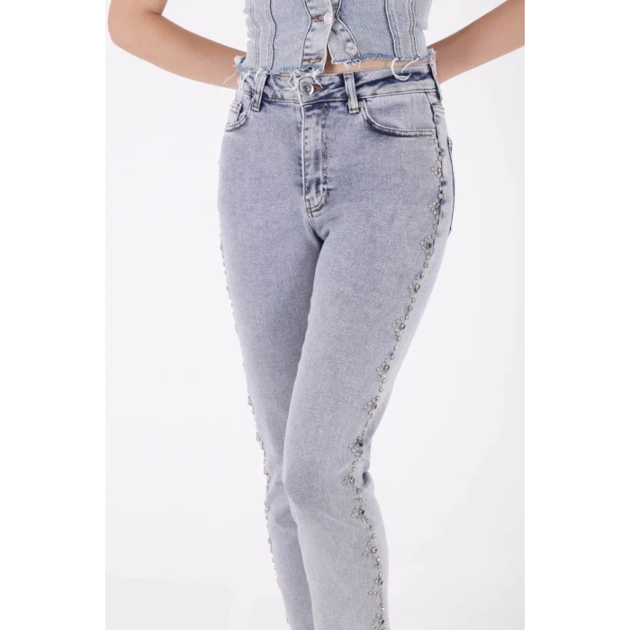 BUZ MAVİSİ TAŞLUI JEAN