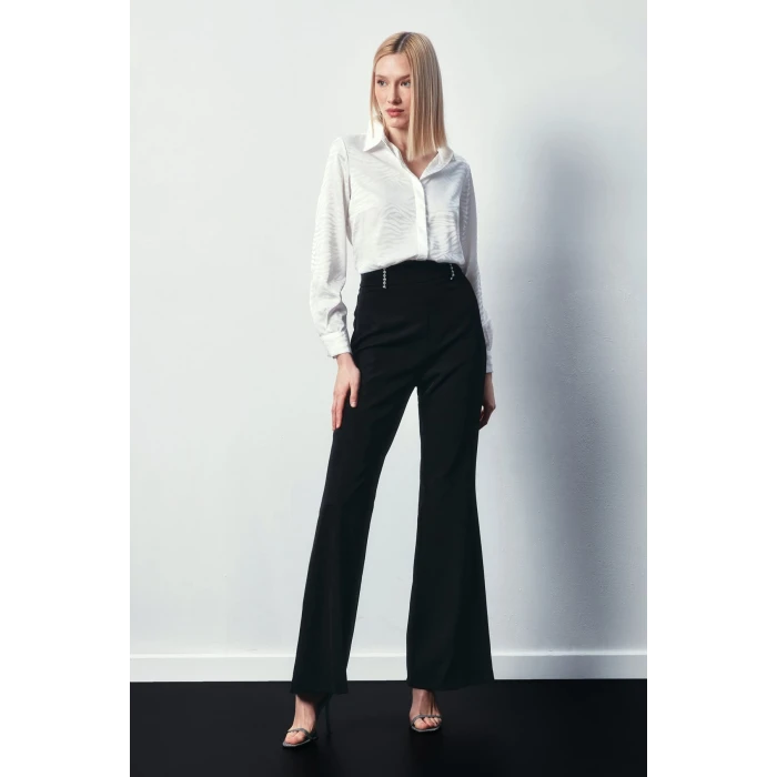 SATEN DESENLI KLASIK GÖMLEK