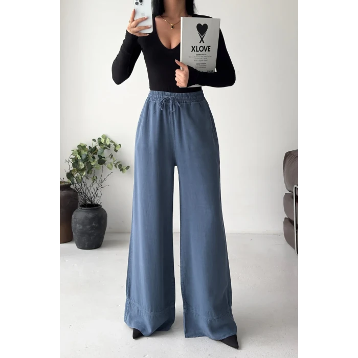 HS708 LASTIKLİ PALAZZO PANTOLON