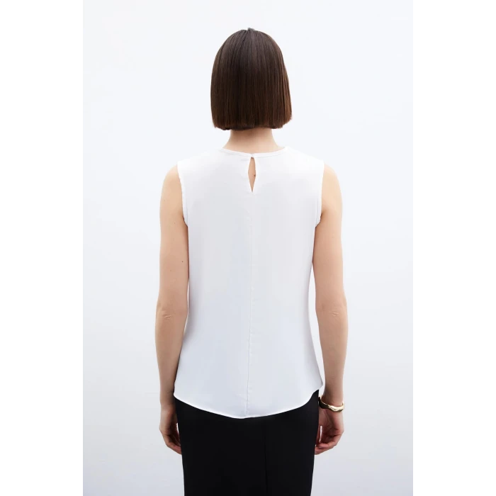 SATEN DEGAJE YAKA BEYAZ BULUZ