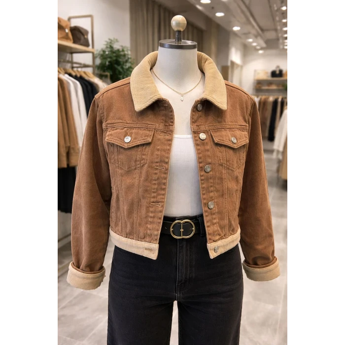 YAKA TEDAYLI KETEN CEKET