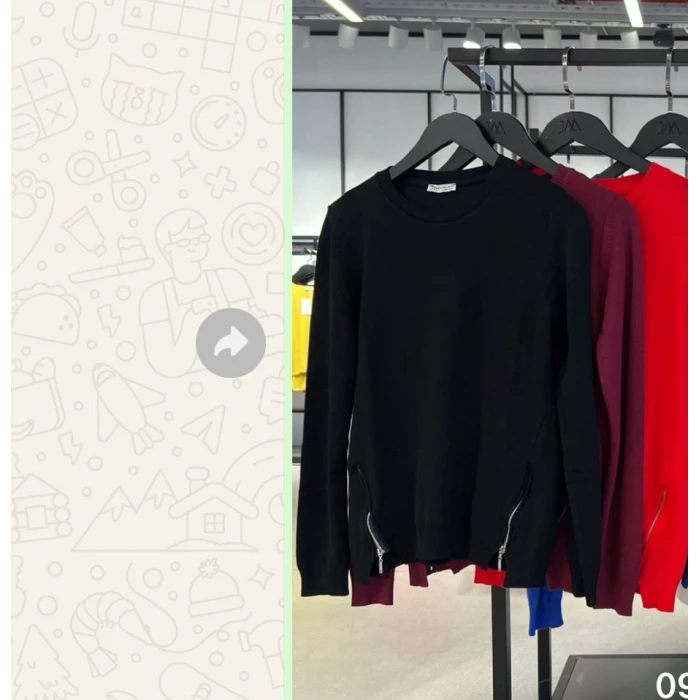 YANDAN FERMUARLI TRIKO