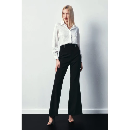 SATEN DESENLI KLASIK GÖMLEK