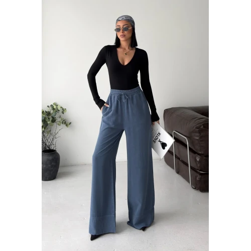 HS708 LASTIKLİ PALAZZO PANTOLON