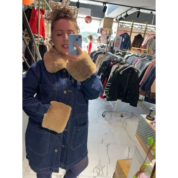 KÜRK DETAY KOT CEKET