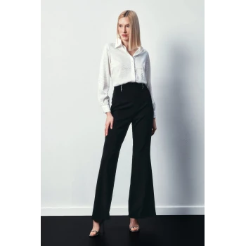 SATEN DESENLI KLASIK GÖMLEK