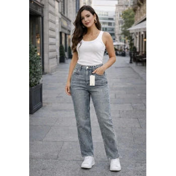 ISPANYOL PAÇA TAŞLI JEAN