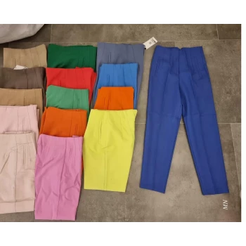 PARLEMENT MAVİSİ YÜKSEK BEL BİLEK BOY PANTOLON