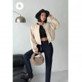 LASTİKLI BOMBER CEKET 6198