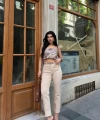 Önü Çımalı Kot Pantolon 7194 Taş