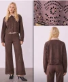 QUZU PACALARI DESENLİ PANTOLON