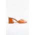 Assortie RENKLİ KALIN TOPUKLU TERLİK 6CM