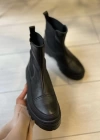 ARİSSA HAKİKİ DERİ BOT SİYAH