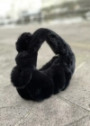 MOON PELUŞLU ÇANTA SİYAH