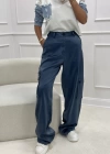 YANLARI CEPLİ ANTRASİT SİMLİ PANTOLON