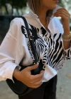ZEBRA DESENLİ GÖMLEK BEYAZ