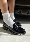 CHERY METAL DETAYLI RUGAN LOAFER SİYAH