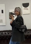 GRANDE TABANCA MODEL DERİ ÇANTA SİYAHA GRİ