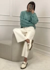JANSE  GÜMÜŞ METAL TOKALI LOAFER NUDE