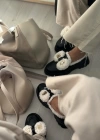 LEİLA PELUŞ DETAYLI LOAFER SİYAH