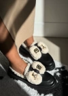 LEİLA PELUŞ DETAYLI LOAFER SİYAH