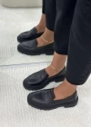MAKELL KÜT BURUN LOAFER GERÇEK DERİ SİYAH