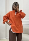 ÖN FERMUARLI GABARDİN SWEET TURUNCU